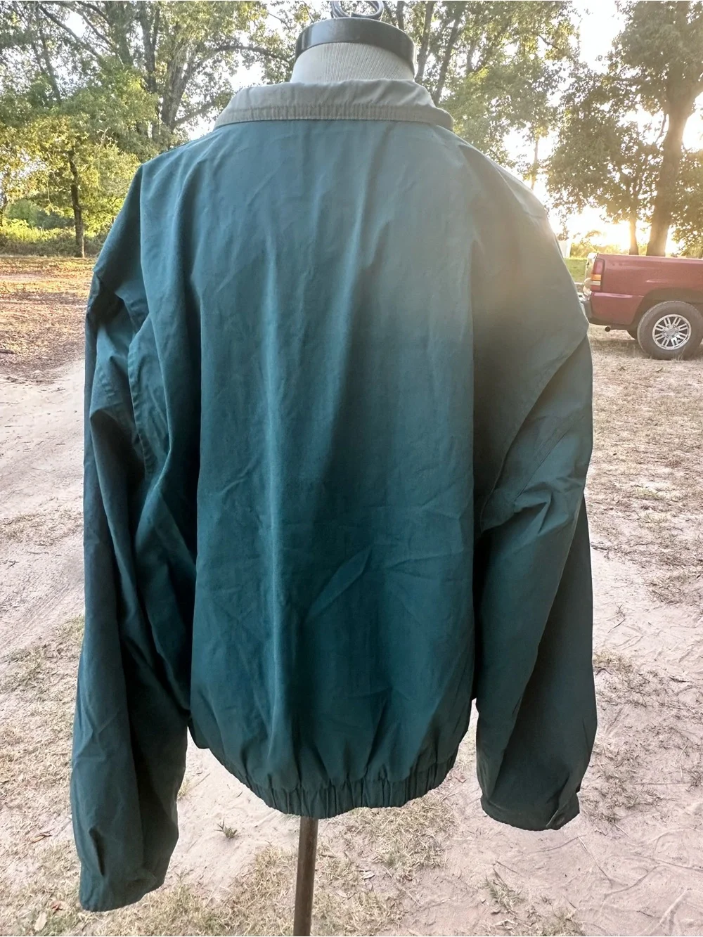 Vintage Members Only Mariner Teal Windbreaker Jacket Men’s XL